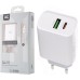 СЗУ-адаптер DC CA-F17 20W (1USB / 1Type-C) + кабель Type-C - Lightning (Белый) D