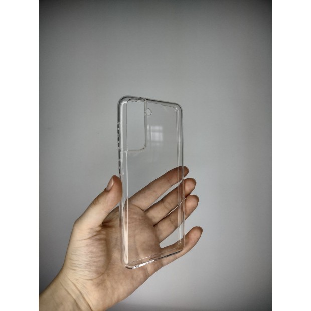 Силіконовий чохол WS для Samsung Galaxy S21 (Прозорий)