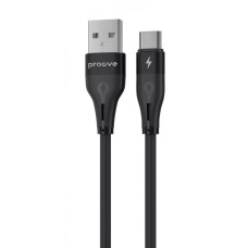 USB-кабель Proove Soft Silicone 3A (1m) (Type-C) (Black)