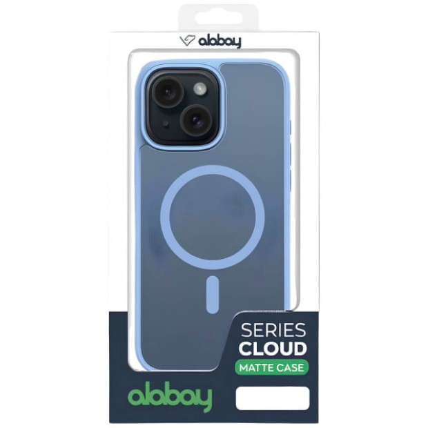 Силиконовый чехол Alabay Cloud Matte Apple iPhone 13 (Light Blue)