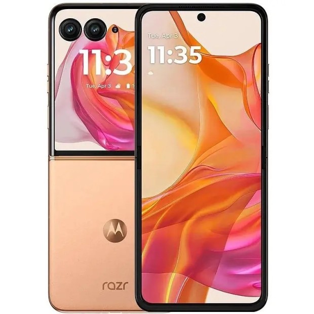 Мобільний телефон Motorola Razr 50 Ultra 512Gb (Global) (Peach Fuzz) (Grade A) Вживаний