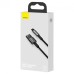 USB-кабель Baseus Tungsten Gold 2.4A (2м) (Lightning) (Чорний) CALWJ-A01