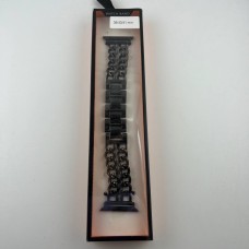 Ремінець для Apple Watch із металевого ланцюга 38  /  40  /  41 мм (чорний)