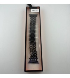 Ремінець для Apple Watch із металевого ланцюга 38  /  40  /  41 мм (чорний)