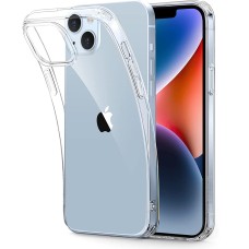 Силикон WS Apple iPhone 14 (Прозрачный)