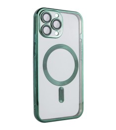 Чохол UMKU Shining з MagSafe для Apple iPhone 14 Pro (Зелений)