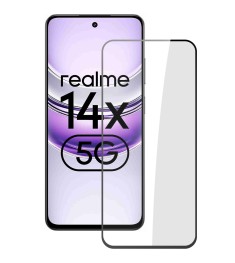 5D Standard Realme 14x Чорне захисне скло