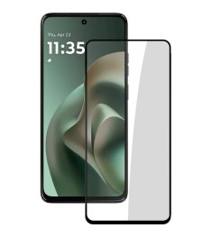 Захисне скло 5D Japan HD Motorola G67 Power Чорне