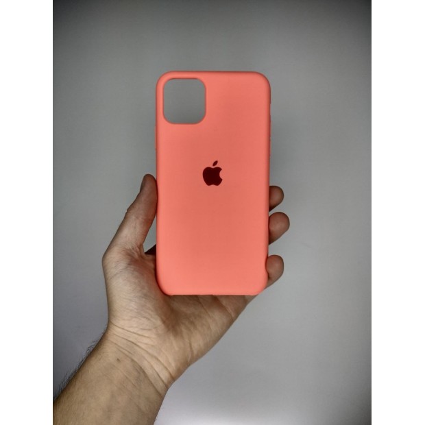 Оригінальний силіконовий чохол Apple для iPhone 11 Pro Max (рожевий цитрус)