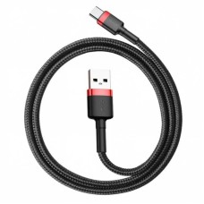 USB-кабель Baseus Cafule Special Edition 2A (3m) (Type-C) (Чёрный/Красный) CATKLF-U91