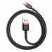 USB-кабель Baseus Cafule Спеціальна Едіція 2A (3м) (Type-C) (Чорний / Червоний) CATKLF-U91 USB-кабель Baseus Cafule Спеціальна Едіція 2A (3м) (Type-C) (Чорний / Червоний) CATKLF-U91