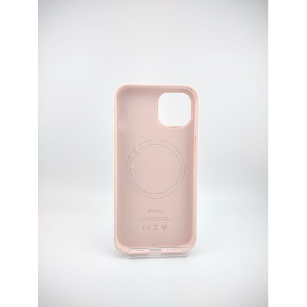 Чохол Silicone Case з MagSafe для Apple iPhone 14 (Chalk Pink)