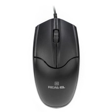 Миша дротова Real-El RM-410 (Чорна)