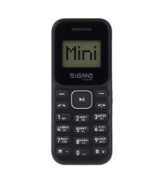 Мобільний телефон Sigma X-style 14 Mini Dual Sim (Чорний / Зелений)