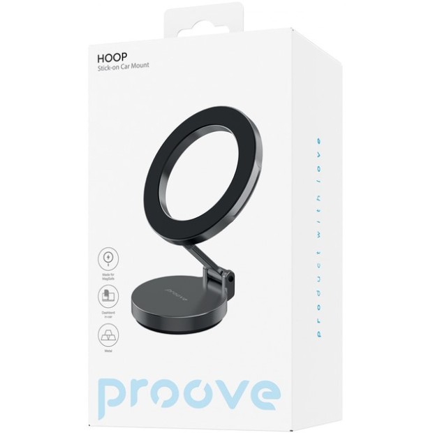 Автодержатель Proove Hoop Stick-on Magnetic (Чёрный) CHHS00000005