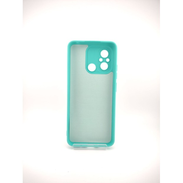 Силіконовий чохол Original Xiaomi Redmi 12C  /  11A (з шторкою для камери) (Бірюзовий)