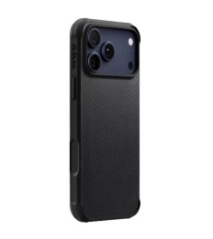 Накладка Pitaka Aramid ProGuard Twill для Apple iPhone 17 Pro (чорний  /  сірий)..