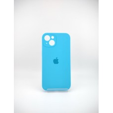 Силіконовий оригінальний чохол RoundCam для Apple iPhone 13 (20) синій