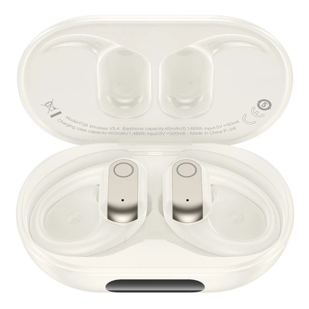Бездротові навушники-гарнітура за вуха спортивні Borofone FQ6 (Молочно-білі)