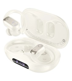 Бездротові навушники-гарнітура за вуха спортивні Borofone FQ6 (Молочно-білі)