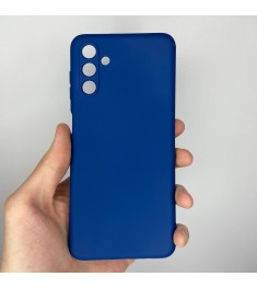 Силикон Original Case Samsung Galaxy A04S (2022) (ShutCam) (Тёмно-синий)