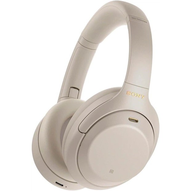 Беспроводные накладные наушники-гарнитура Sony WH-1000XM4 (Silver)