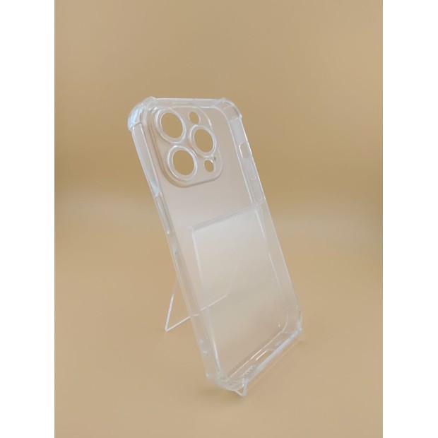 Силікон 6D Apple iPhone 14 Pro (ShutCam) (Прозорий)