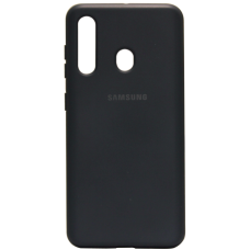 Силикон Original Logo Samsung Galaxy A20 / A30 (2019) (ShutCam) (Чёрный)