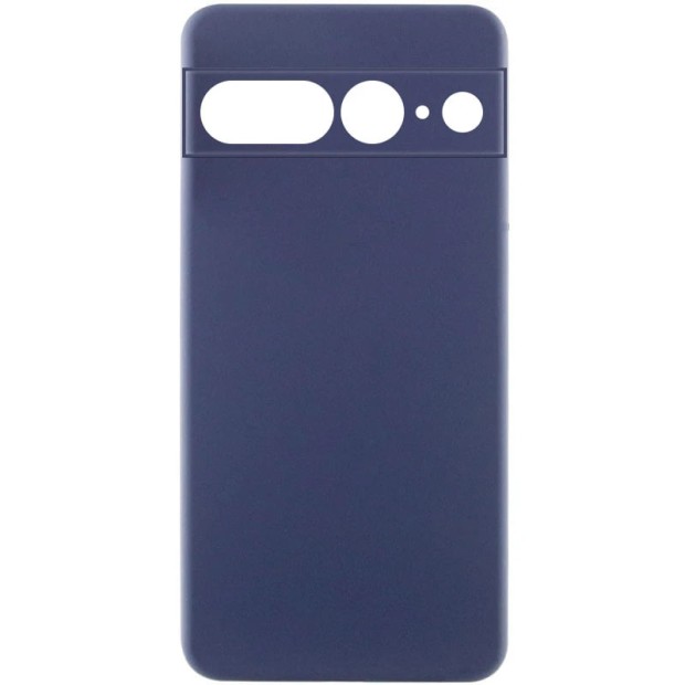 Силикон Original Case Google Pixel 7 Pro (ShutCam) (Тёмно-синий)