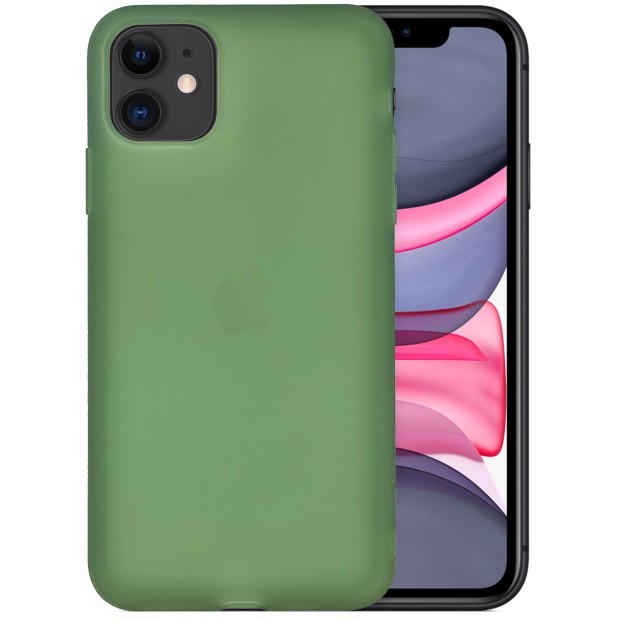 Силікон TPU Латекс Apple iPhone 11 (Зелений)
