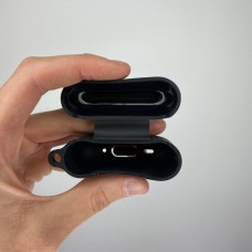 Чохол для навушників Full Silicone Case Apple AirPods Pro 2 (07) Чорний