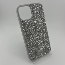 Чохол Bling World Rock Diamond iPhone 14 (Білий Титан)