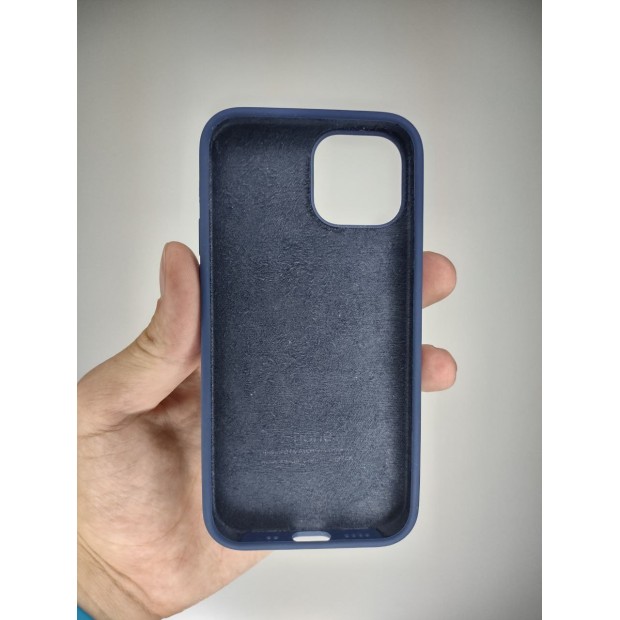 Силікон Original Round Case Apple iPhone 13 mini (09) Midnight Blue