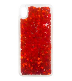 Силіконовий чохол Liquid Heart для Xiaomi Redmi 7A (Червоний)