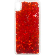 Силіконовий чохол Liquid Heart для Xiaomi Redmi 7A (Червоний)