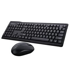 Клавіатура T-Wolf TF100 + Миша Бездротова (Чорна)
