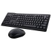 Клавіатура T-Wolf TF100 + Миша Бездротова (Чорна)