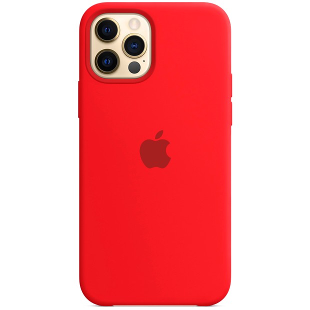 Оригінальний силіконовий чохол Apple для iPhone 12 Pro Max (05) Product RED