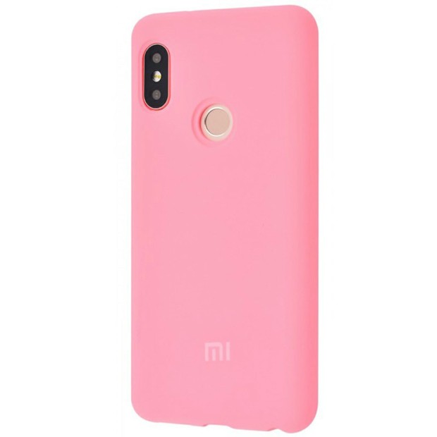 Силіконовий чохол Original 360 Case Logo для Xiaomi Mi6x  /  Mi A2 (Рожевий)