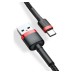 USB-кабель Baseus Cafule 2A (2m) (Type-C) (Чёрный/Красный) CATKLF-C91