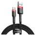 USB-кабель Baseus Cafule 2A (2m) (Type-C) (Чёрный/Красный) CATKLF-C91