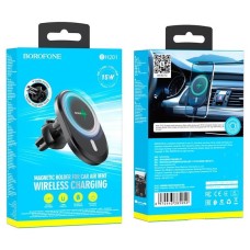 Автодержатель Borofone BH201 Magsafe 15W (Чёрный)