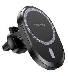 Автотримач Borofone BH201 Magsafe 15W (Чорний)