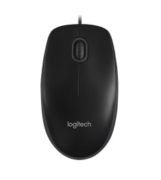 Миша дротова Logitech B100 (910-003357) (Чорна)