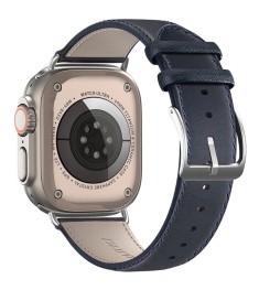 Ремінець Dux Leather для Apple Watch 42  /  44  /  45  /  49 мм (синій)