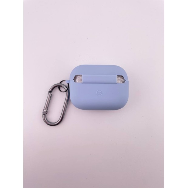Чохол для навушників Full Silicone Case with Microfiber Apple AirPods Pro 2 (15) Бузковий.