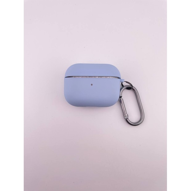 Чохол для навушників Full Silicone Case with Microfiber Apple AirPods Pro 2 (15) Бузковий.