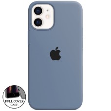 Силикон Original Round Case Apple iPhone 12 Mini (42) Shadow Blue Силикон Original Round Case Apple iPhone 12 Mini (42) Shadow Blue