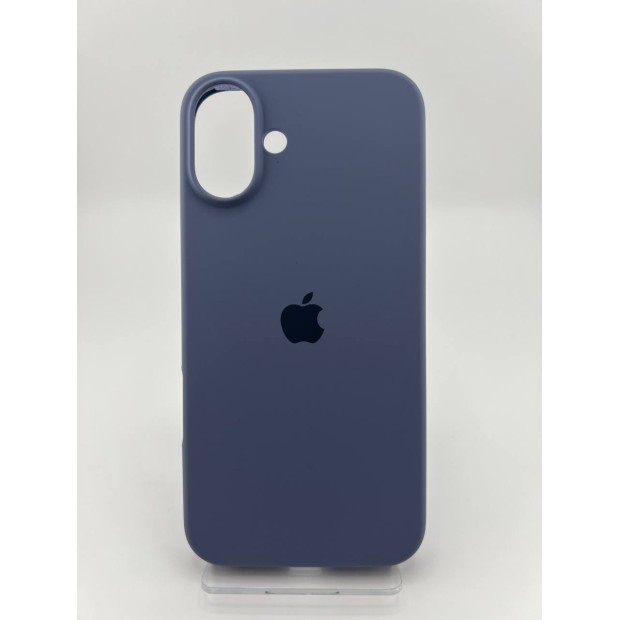 Силикон Original Round Case Apple iPhone 16 Plus (42) Shadow Blue
