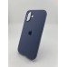 Силіконовий оригінальний чохол для Apple iPhone 16 Plus (42), тіньовий синій.
